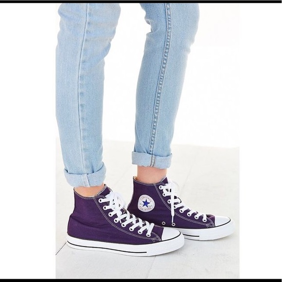 colored high top converse
